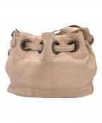 Christian Diorクリスチャン ディオール）の古着「巾着ワンショルダーバッグ」｜ピンク