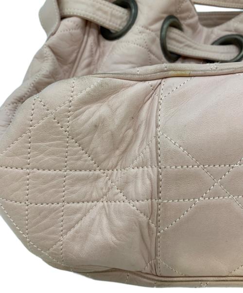 Christian Dior（クリスチャン ディオール）Christian Dior (クリスチャン ディオール) 巾着ワンショルダーバッグ ピンクの古着・服飾アイテム