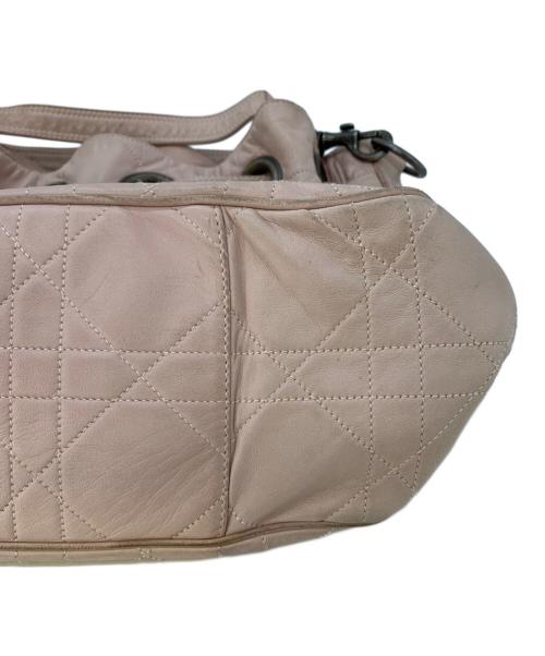 Christian Dior（クリスチャン ディオール）Christian Dior (クリスチャン ディオール) 巾着ワンショルダーバッグ ピンクの古着・服飾アイテム