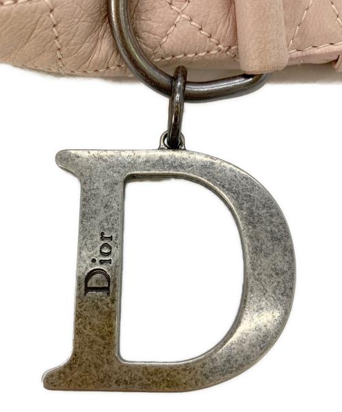 Christian Dior（クリスチャン ディオール）Christian Dior (クリスチャン ディオール) 巾着ワンショルダーバッグ ピンクの古着・服飾アイテム