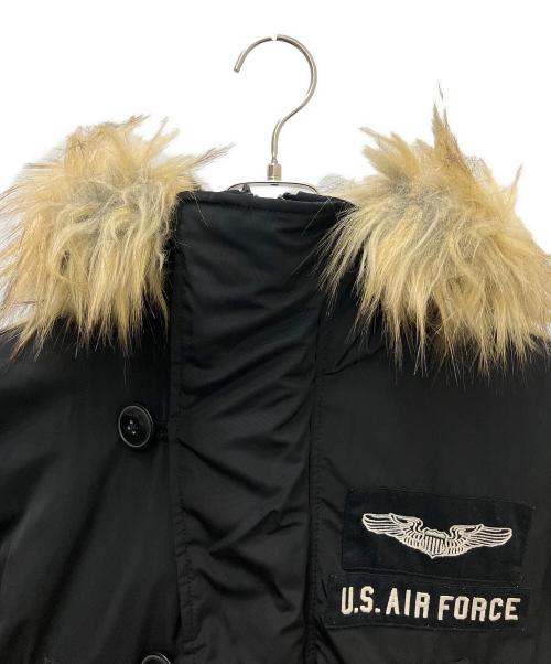 AVIREX（アヴィレックス）AVIREX (アヴィレックス) N-3Bフライトジャケット ブラック サイズ:Lの古着・服飾アイテム