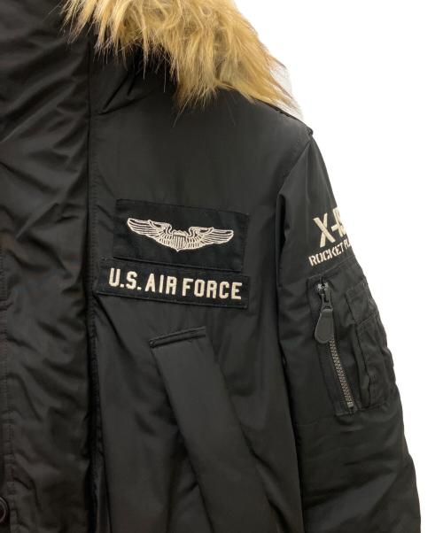 AVIREX（アヴィレックス）AVIREX (アヴィレックス) N-3Bフライトジャケット ブラック サイズ:Lの古着・服飾アイテム