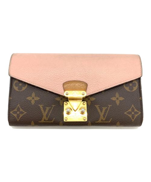 LOUIS VUITTON（ルイ ヴィトン）LOUIS VUITTON (ルイ ヴィトン) ポルトフォイユ・パラス ブランピンクの古着・服飾アイテム