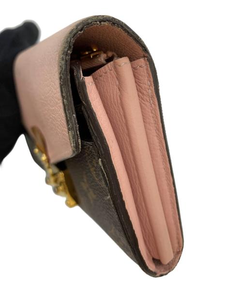 LOUIS VUITTON（ルイ ヴィトン）LOUIS VUITTON (ルイ ヴィトン) ポルトフォイユ・パラス ブランピンクの古着・服飾アイテム