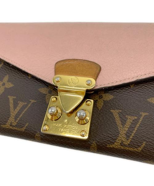 LOUIS VUITTON（ルイ ヴィトン）LOUIS VUITTON (ルイ ヴィトン) ポルトフォイユ・パラス ブランピンクの古着・服飾アイテム