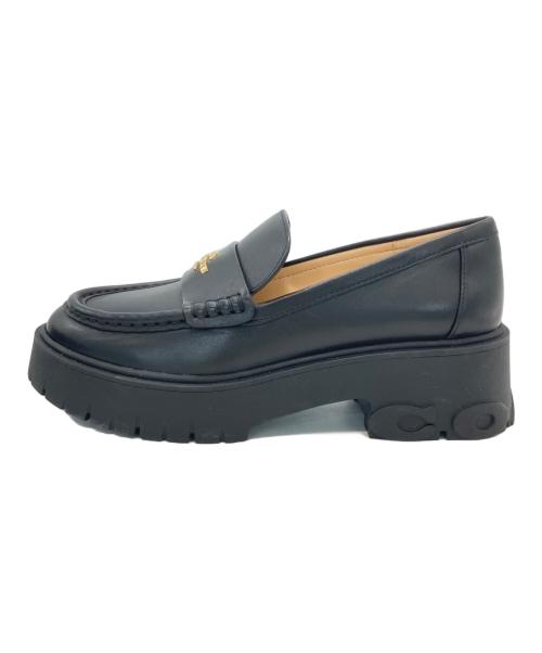 COACH（コーチ）COACH (コーチ) ルーシーローファー ブラック サイズ:23の古着・服飾アイテム