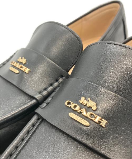 COACH（コーチ）COACH (コーチ) ルーシーローファー ブラック サイズ:23の古着・服飾アイテム