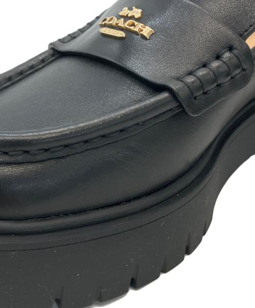 COACH（コーチ）COACH (コーチ) ルーシーローファー ブラック サイズ:23の古着・服飾アイテム