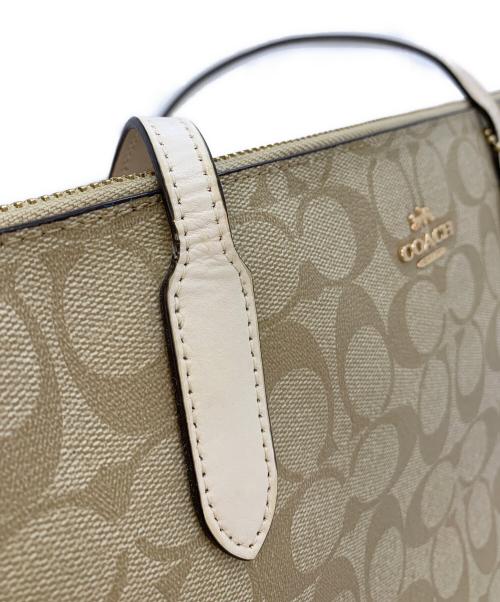 COACH（コーチ）COACH (コーチ) トートバッグ ベージュの古着・服飾アイテム