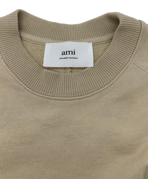 ami（アミ）ami (アミ) スウェット ベージュ サイズ:Ｓの古着・服飾アイテム