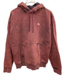 DIESEL（ディーゼル）の古着「プルオーバーパーカー」｜レッド