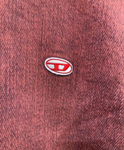 DIESEL（ディーゼル）DIESEL (ディーゼル) プルオーバーパーカー レッド サイズ:Lの古着・服飾アイテム