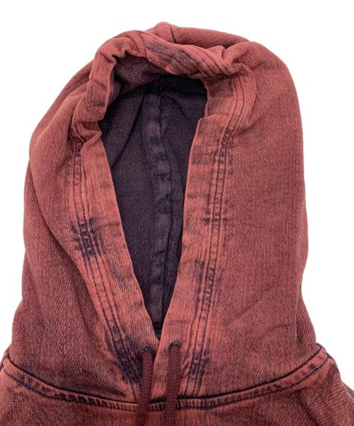 DIESEL（ディーゼル）DIESEL (ディーゼル) プルオーバーパーカー レッド サイズ:Lの古着・服飾アイテム