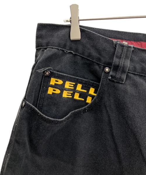 pellepelle（ペレペレ）pellepelle (ペレペレ) ハーフパンツ ブラック サイズ:91cm (W36)の古着・服飾アイテム