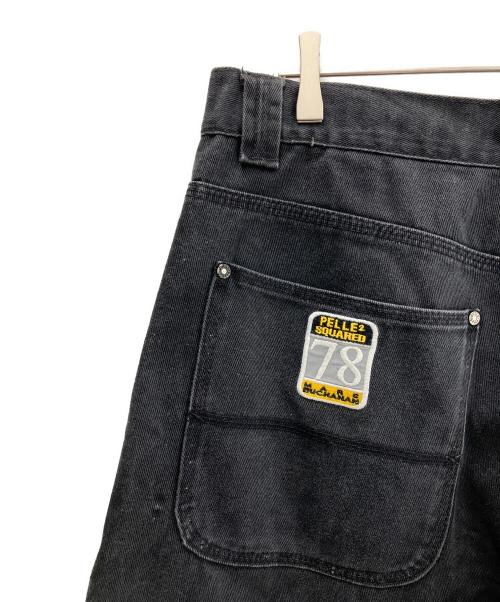 pellepelle（ペレペレ）pellepelle (ペレペレ) ハーフパンツ ブラック サイズ:91cm (W36)の古着・服飾アイテム