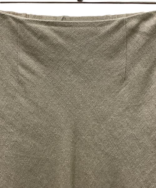 SACRA（サクラ）SACRA (サクラ) SACRA(サクラ)リネンバイアスロングスカート ベージュ サイズ:36の古着・服飾アイテム