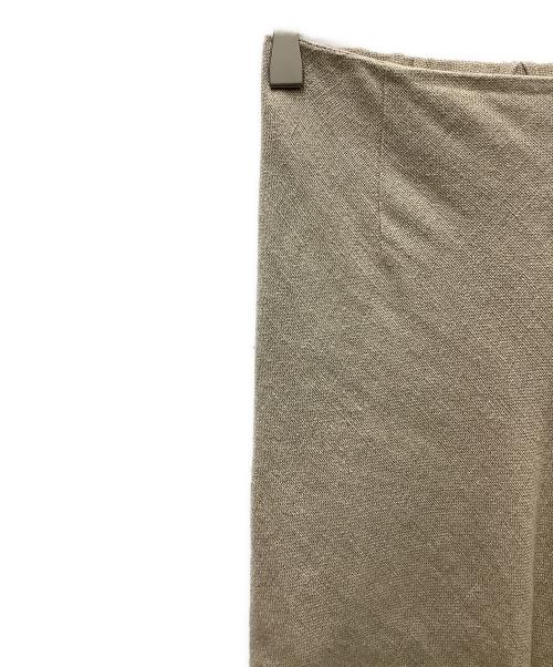 SACRA（サクラ）SACRA (サクラ) SACRA(サクラ)リネンバイアスロングスカート ベージュ サイズ:36の古着・服飾アイテム