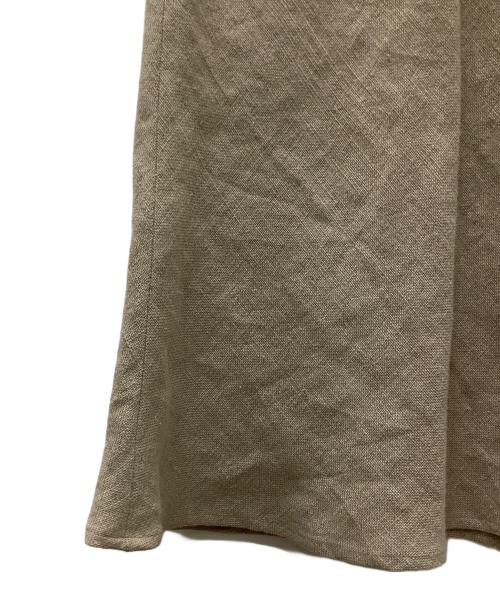 SACRA（サクラ）SACRA (サクラ) SACRA(サクラ)リネンバイアスロングスカート ベージュ サイズ:36の古着・服飾アイテム
