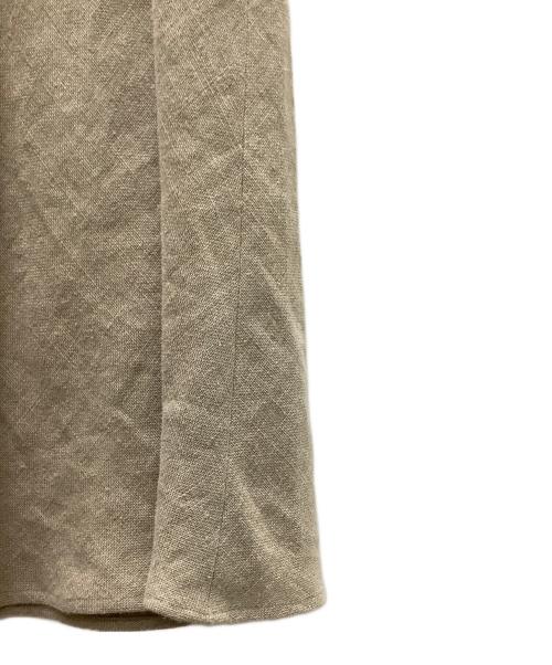 SACRA（サクラ）SACRA (サクラ) SACRA(サクラ)リネンバイアスロングスカート ベージュ サイズ:36の古着・服飾アイテム