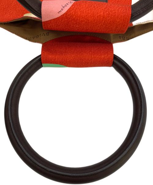 BVLGARI（ブルガリ）BVLGARI (ブルガリ) ガンドバッグ レッドの古着・服飾アイテム