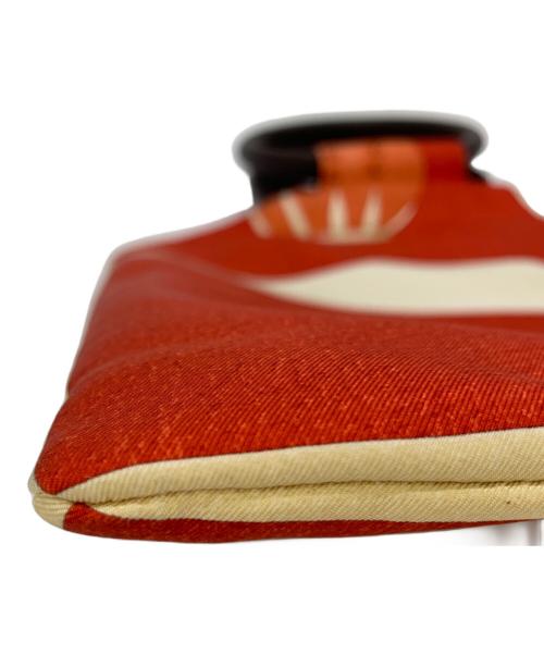 BVLGARI（ブルガリ）BVLGARI (ブルガリ) ガンドバッグ レッドの古着・服飾アイテム