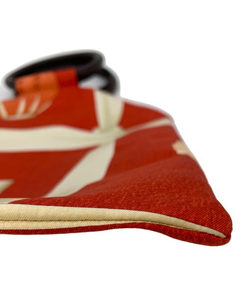 BVLGARI（ブルガリ）BVLGARI (ブルガリ) ガンドバッグ レッドの古着・服飾アイテム