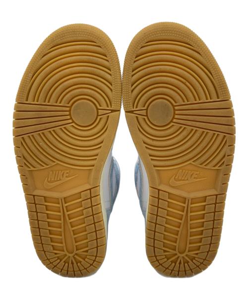 NIKE（ナイキ）NIKE (ナイキ) AIR JORDAN 1 MID SE ホワイト×スカイブルー サイズ:25の古着・服飾アイテム