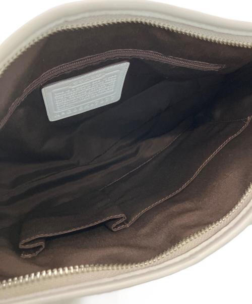 COACH（コーチ）COACH (コーチ) ハンドバッグ シグネチャー ベージュ×ホワイトの古着・服飾アイテム
