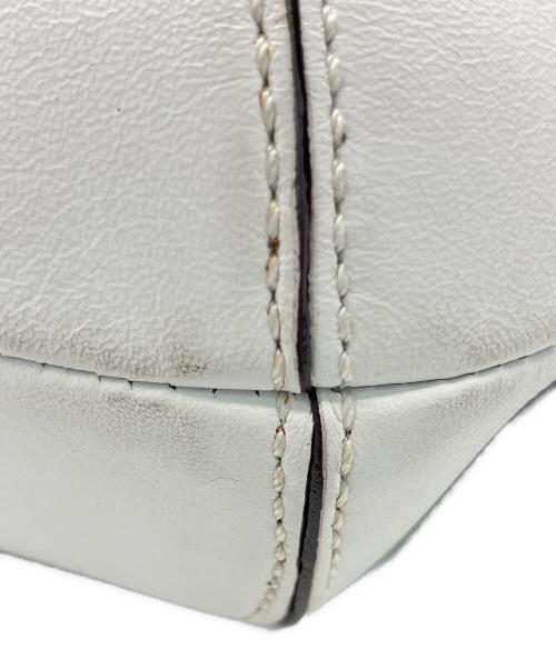 COACH（コーチ）COACH (コーチ) ハンドバッグ シグネチャー ベージュ×ホワイトの古着・服飾アイテム