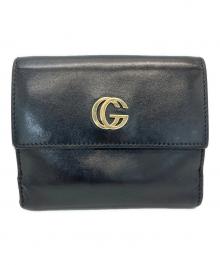 GUCCI（グッチ）の古着「3つ折り財布」｜ブラック