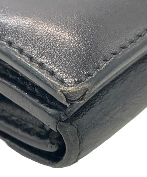 GUCCI（グッチ）GUCCI (グッチ) 3つ折り財布 ブラックの古着・服飾アイテム