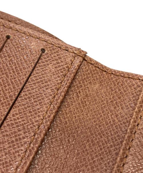 LOUIS VUITTON（ルイ ヴィトン）LOUIS VUITTON (ルイ ヴィトン) ポルトビエ 6 カルトクレディ ブラウンの古着・服飾アイテム