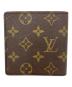 LOUIS VUITTON (ルイ ヴィトン) ポルトビエ 6 カルトクレディ ブラウン：6000円