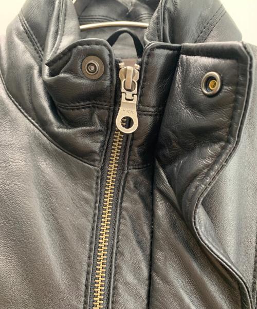 CHRISTIAN MODE（クリスチャン モード）CHRISTIAN MODE (クリスチャン モード) ラムレザーダウンジャケット ブラック サイズ:Ｍの古着・服飾アイテム