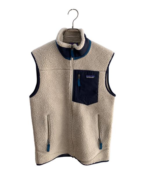 Patagonia（パタゴニア）Patagonia (パタゴニア) クラシクレトロXベスト ネイビー×ベージュ サイズ:Sの古着・服飾アイテム