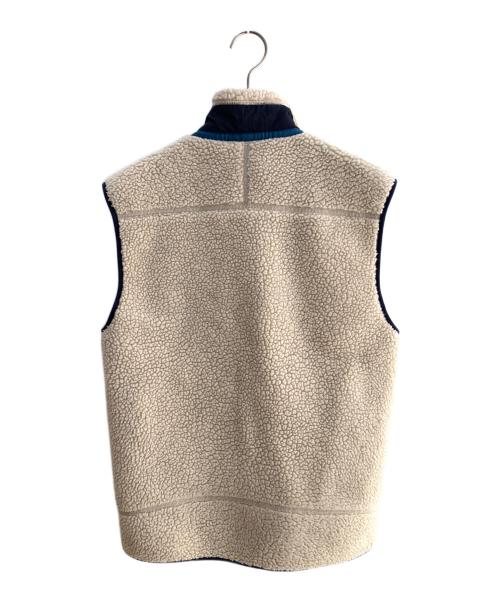 Patagonia（パタゴニア）Patagonia (パタゴニア) クラシクレトロXベスト ネイビー×ベージュ サイズ:Sの古着・服飾アイテム
