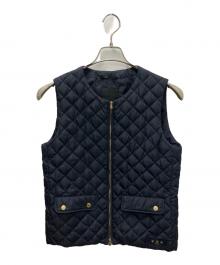 TATRAS（タトラス）の古着「TATRAS(タトラス)キルティングダウンベスト※ポケットボタン欠品　LTA17S4606」｜ネイビー