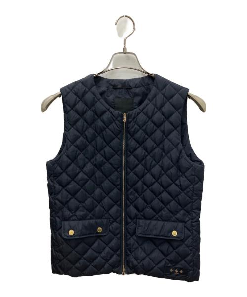 TATRAS（タトラス）TATRAS (タトラス) TATRAS(タトラス)キルティングダウンベスト※ポケットボタン欠品　LTA17S4606 ネイビー サイズ:3の古着・服飾アイテム