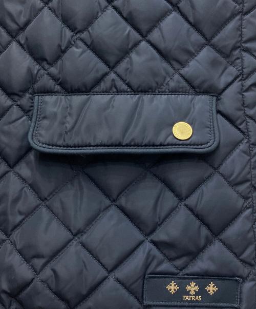 TATRAS（タトラス）TATRAS (タトラス) TATRAS(タトラス)キルティングダウンベスト※ポケットボタン欠品　LTA17S4606 ネイビー サイズ:3の古着・服飾アイテム