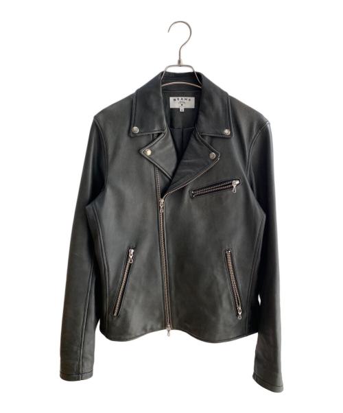 BEAMS（ビームス）BEAMS (ビームス) シングルライダースジャケット ブラック サイズ:Ｍの古着・服飾アイテム