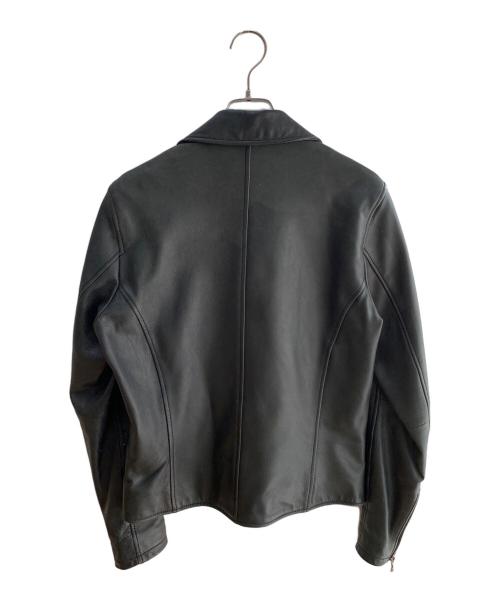 BEAMS（ビームス）BEAMS (ビームス) シングルライダースジャケット ブラック サイズ:Ｍの古着・服飾アイテム