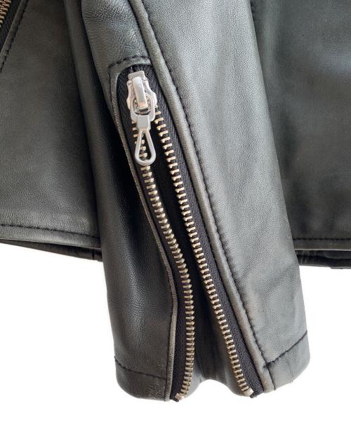BEAMS（ビームス）BEAMS (ビームス) シングルライダースジャケット ブラック サイズ:Ｍの古着・服飾アイテム