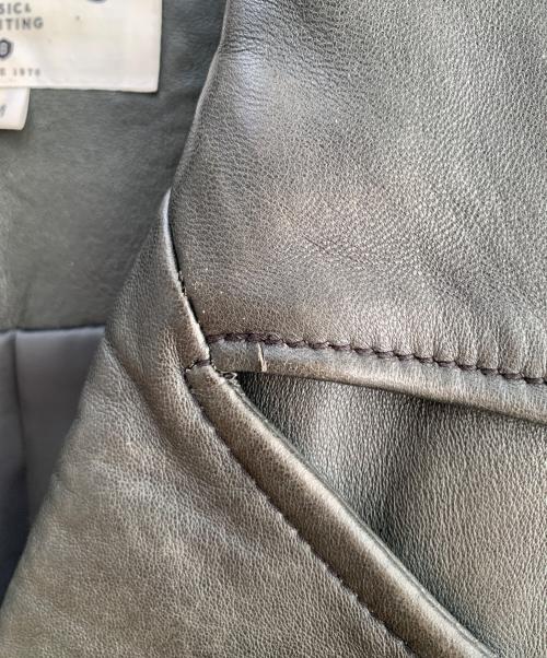 BEAMS（ビームス）BEAMS (ビームス) シングルライダースジャケット ブラック サイズ:Ｍの古着・服飾アイテム