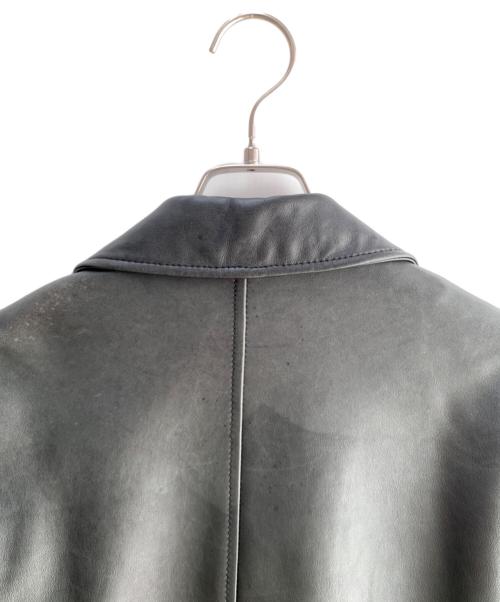 BEAMS（ビームス）BEAMS (ビームス) シングルライダースジャケット ブラック サイズ:Ｍの古着・服飾アイテム