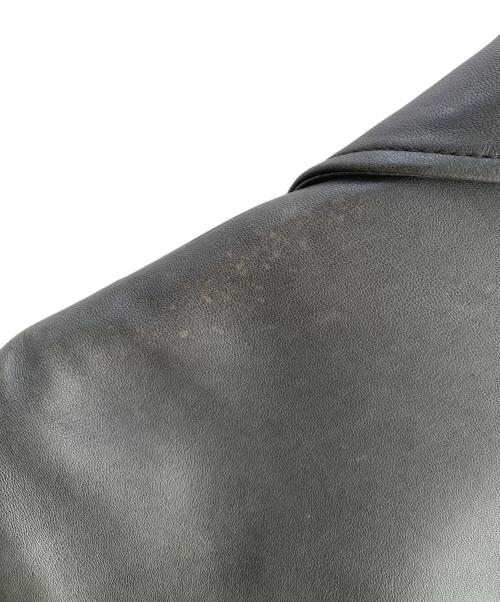 BEAMS（ビームス）BEAMS (ビームス) シングルライダースジャケット ブラック サイズ:Ｍの古着・服飾アイテム