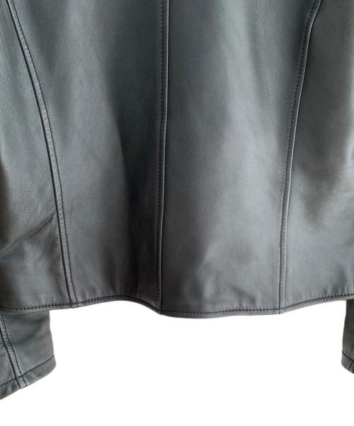 BEAMS（ビームス）BEAMS (ビームス) シングルライダースジャケット ブラック サイズ:Ｍの古着・服飾アイテム
