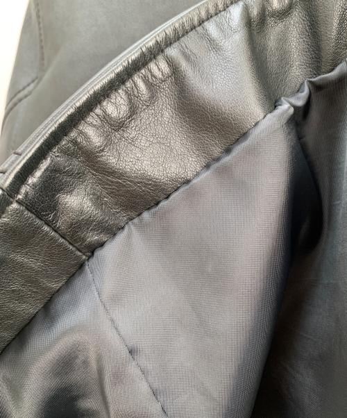 BEAMS（ビームス）BEAMS (ビームス) シングルライダースジャケット ブラック サイズ:Ｍの古着・服飾アイテム