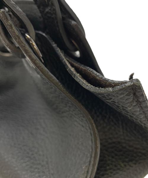 ripani（リパーニ）ripani (リパーニ) レザーショルダーバッグ ブラックの古着・服飾アイテム