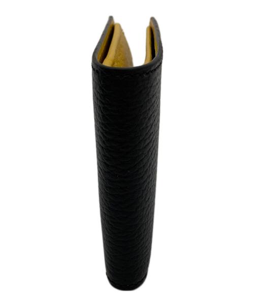 GUCCI（グッチ）GUCCI (グッチ) インターロッキングG 2つ折り財布 ブラック×イエローの古着・服飾アイテム