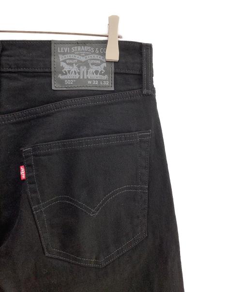 LEVI'S（リーバイス）LEVI'S (リーバイス) Levi's(リーバイス)502 レギュラーテーパード ストレッチ素材 カラーパンツ ブラック サイズ:81cm (W32)の古着・服飾アイテム